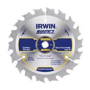 Irwin® Marathon® 14027 Cordless Circular Saw Blade, 5-1/2 in dia x 0.063 in Thick, 10 mm Arbor, 18 Teeth