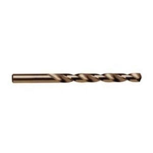 Irwin® 3016012 Heavy Duty Jobber Length Drill Bit, 3/16 in Drill - Fraction, 0.1875 in Drill - Decimal Inch, 135° Point, HSS-Co, Gold Oxide