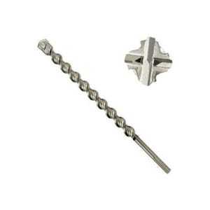 Irwin® 323010 4-Cutter Rotary Hammer Drill Bit, 3/4 in Drill Bit, SDS-Max® Shank, 16 in D Cutting, Carbide Cutting Edge, 21 in OAL