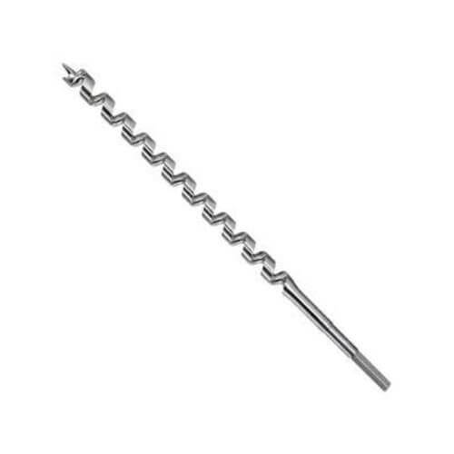 Irwin® 47010 424H Extra Long Length Power Pole Auger Bit, 5/8 in dia, 29 in OAL, 24 in L Hollow Center/Spiral Flute, 7/16 in Shank