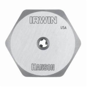 Irwin® Hanson® Performance Threading System™ 4935032 Hex Self-Aligning Die, 1/2-13 UNC Thread, 1/2 in Thick, 1.137 in OD Die, High Carbon Steel