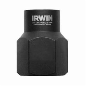 Irwin® Hanson® Bolt-Grip® 53906 Impact Performance™ Reverse Spiral Flute Bolt Extractor, Square Drive, 12 mm Extractor
