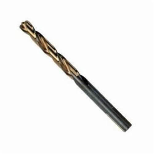 Irwin® Turbomax® 73318ZR Jobber Length Drill Bit, 9/32 in Drill - Fraction, 0.2812 in Drill - Decimal Inch, 135°  Point, HSS, Black/Gold Oxide