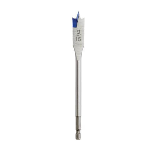 Irwin® 88809 Speedbor® 2000 Standard Length Spade Bit, 9/16 in dia, 6 in OAL, 5 in L Flat Flute, 1/4 in Shank