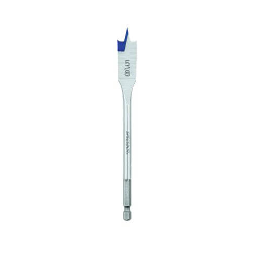 Irwin® 88810 Speedbor® 2000 Standard Length Spade Bit, 5/8 in dia, 6 in OAL, 5 in L Flat Flute, 1/4 in Shank