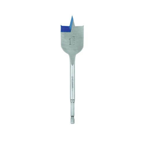 Irwin® 88822 Speedbor® 2000 Standard Length Spade Bit, 1-3/8 in dia, 6 in OAL, 5 in L Flat Flute, 1/4 in Shank