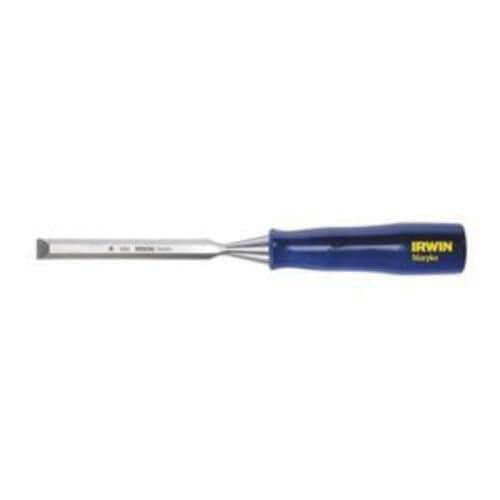 Irwin® Marples® M44412N Blue Chip® Woodworking Chisel, 1/2 in Beveled High Quality Hardened Steel Tip, 4-1/2 in OAL, 1/2 in W Blade, Polypropylene Handle