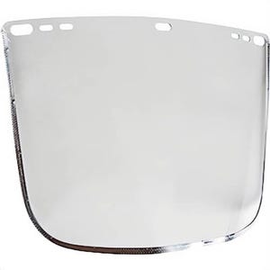 Jackson Safety* 29079 Face, Bound, Clear, 34-40, 24