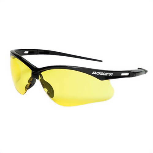 Jackson Safety* 50002 SG Safety Glasses Black Frame