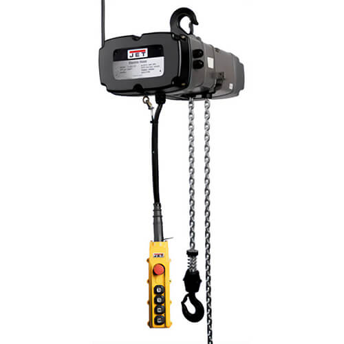 JET® 140129 TS500-020 Electric Hoist, 5 ton, 20 ft Lift