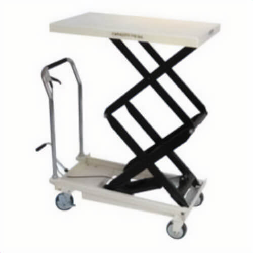 JET® 140778 DSLT Double Scissor Lift Table, 770 lb Load, 35-5/8 in L x 20-1/8 in W Platform, 13-9/16 in H Lowered