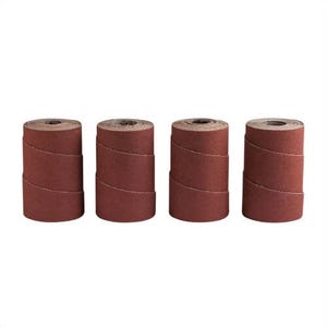 JET® Ready-To-Wrap™ 60-18220 Open Coat Pre-Cut Abrasive Sandpaper, For Use with Model JWDS-1836 18 to 36 in W Drum Sander, 220 Grit, Aluminum Oxide