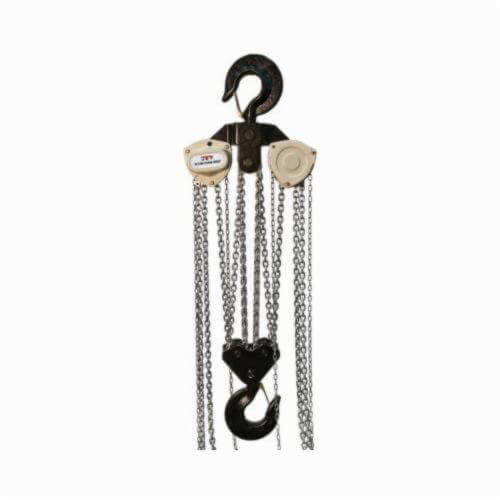 JET® L-100 Series Hand Chain Hoist, Impact Resistant Steel Construction, Dual Pawl Weston Brake, Various Load Capacities and Heights