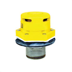 Justrite® 08005 Vertical Drum Vent, 2 in NPT/NPS Bung, Plated Steel Flame Arrestor, 31 mm H x 76 mm W x 86 mm D