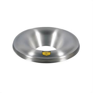 Justrite® 26530 Drum Can Head, 7 in dia Opening 19-7/8 in OD, For Use with Cease-Fire® 30 gal Waste Receptacle Safety Drum Can, Aluminum, Aluminum