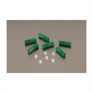 Justrite® 28189 Compression Fitting with Ferrules, For Use with HPLC Poly Manifolds, Resin, Green