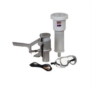 Justrite® Aerosolv® 28202 Disposal System, Use with Aerosol Cans, Steel, Silver