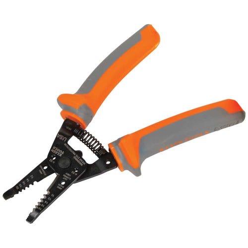 Klein® 11055RINS Insulated Klein-Kurve® Wire Stripper and Cutter