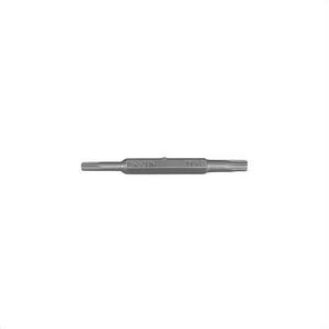 Klein® 13104 Screwdriver Bit, Double-Ended Replacement Tamperproof, Imperial, T7, T10 point, Torx® point, 1-1/2 in OAL