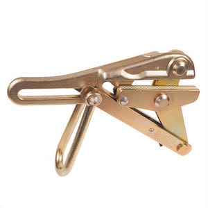 Klein® 16845C Chicago® Sawtooth Jaw Wire Grip, 8,000 lb Load, For Aircraft, EHS, Messenger and Guy Strand Cable