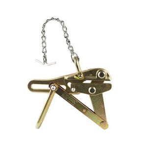 Klein® Chicago® 16845CAT Guy Wire Grip With Chain, 0.218 to 0.55 in dia Cable, 5 in L Jaw, 8000 lb Load
