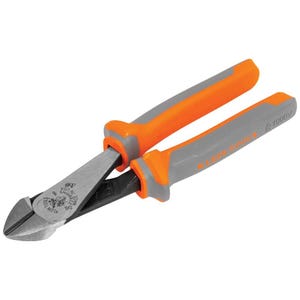 Klein® 2288RINS Diagonal Cutting Pliers, Insulated, High Leverage, 8 in