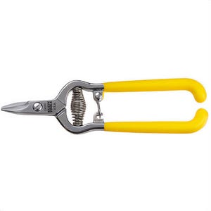 Klein® 24000 High Leverage Utility Snip, Blunt Tip, 5/8 in L of Cut, Right Snip, Steel Blade, Plastic Handle, Cushioned Grip