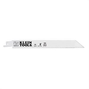 Klein® 31741 Reciprocating Saw Blade, 11-1/8 in Length, 3/4 in Width, 0.05 in Thickness, 10/14 TPI, Shock Resistant Teeth