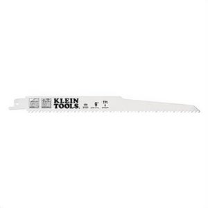 Klein® 31751 Reciprocating Saw Blade, 11-1/8 in Length, 3/4 in Width, 0.05 in Thickness, 6 TPI, Shock Resistant Teeth, 1/2 in Tang