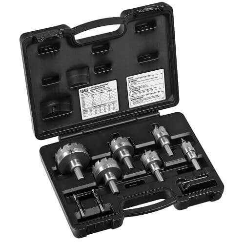 Klein® 31873 Master Electricians Hole Cutter Kit, 8 pcs