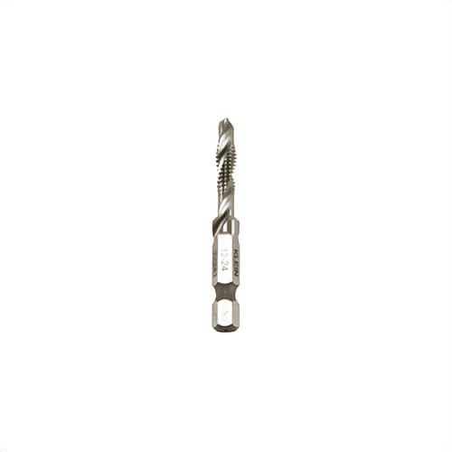 Klein® 32241 Drill Tap, Replacement, #12-24 Drill, Hex Shank, 1/4 in Shank dia, Steel