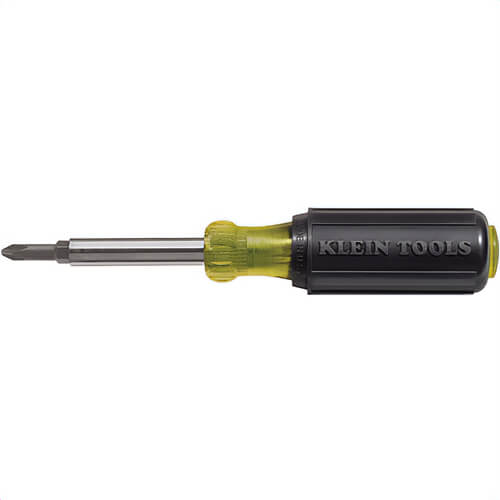 Klein® 32476 Screwdriver Set, 5-in-1 Quick-Change, Imperial, 3 pc, Cushion Grip, ESD-Safe: No, Non-Insulated, No Magnetized Tip