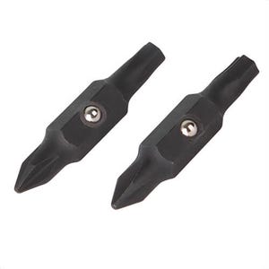 Klein® 32483HD Replacement Bit, for use with Impact Rated Multi-Bit Screwdriver/Nut Driver, Steel, #2 Phillips, Torx® #25, 2 pc