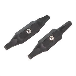 Klein® 32484HD Replacement Bit, Non-Magnetic, Steel, #1 Square #2 Square, 2 pc