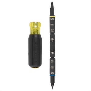 Klein® 32527HD Knect™ 11-in-1 Impact Rated HVAC Screwdriver/Nut Driver, Steel, 10 pc