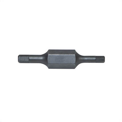 Klein® 32547 Double End Replacement Screwdriver Bit, 3/32 in, 7/64 in, 1-1/4 in OAL, Hex Tip, Steel