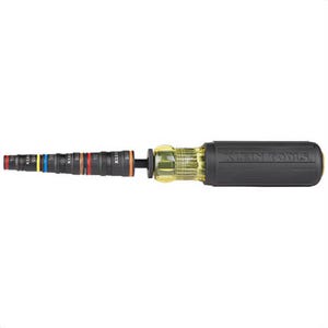 Klein® 32910 Impact Rated Flip Socket Set 7-in-1 with Handle, Hardened Steel