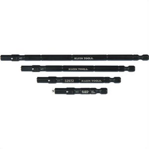 Klein® 32944 Flip Socket Hex Shaft Replacement Parts, Steel Alloy, 4 pk