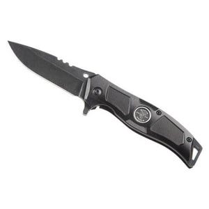 Klein® 44228 Open Electrician's Pocket Knife, Stainless Steel Drop point Blade, 2.95 in L Blade, Bearing Assisted Opening