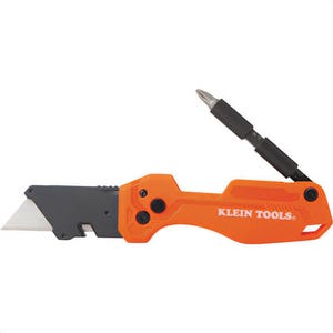 Klein® 44304 Folding Utility Knife With Driver, Plastic, 1 pc Blade