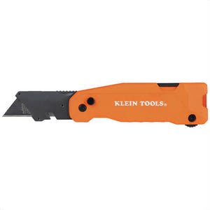 Klein® 44306 FlickBlade™ 2-in-1 Utility Knife/Scraper with Blade Storage, Aluminum, 0.24 in Blade Thickness