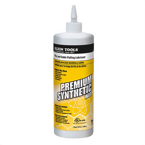 Klein® 51010 Synthetic Wax, High Performance Premium, Squeeze Bottle Container, 1 qt Container, 2.3 lb Net Weight, Gel Form