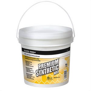 Klein® 51012 High Performance Premium Synthetic Wax, 1 gal Bucket, Gel Form, Light Yellow, 1