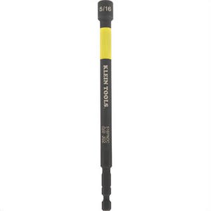 Klein® 516PNDC Magnetic Color-Coded Power Nut Setter, 5/16 in, Yellow, Steel Alloy