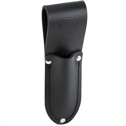 Klein® 5188T Knife Holder, Tunnel, For use with: 44200 Cable Splicer's Knife, 1 pocket, Leather, Black, 7-1/4 in L x 2-1/8 in W