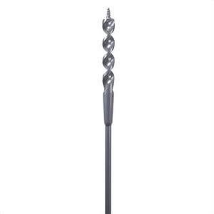 Klein® 53716 Flexible Long Auger Bit with Screw Point, 3/8 in dia, 54 in OAL, Screw Point, Oxide Coated
