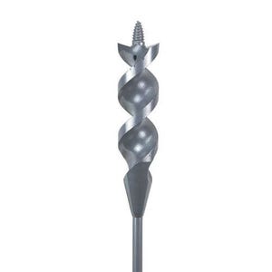 Klein® 53720 Flexible Long Auger Bit with Screw Point, 1 in dia, 54 in OAL, Screw Point, Oxide Coated