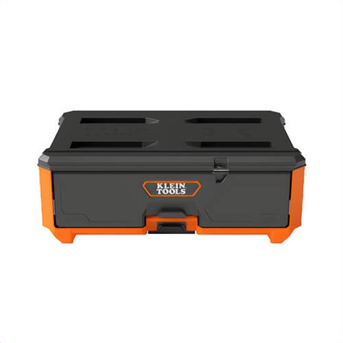 Klein® 54844MB MODbox™ Compact Single Drawer, Full Width, Impact Modified Polypropylene, Orange, Gray
