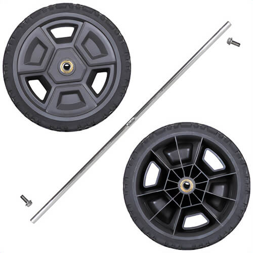 Klein® 54902MBR MODbox™ Replacement Wheels for Rolling Toolbox, Rubber, Gray