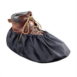 Klein® 55488 Tradesman Pro™ Large Reusable Shoe Cover, Unisex, ASTM D1894, Size 10-1/2 to 13 Men, Size 11 and Up Women